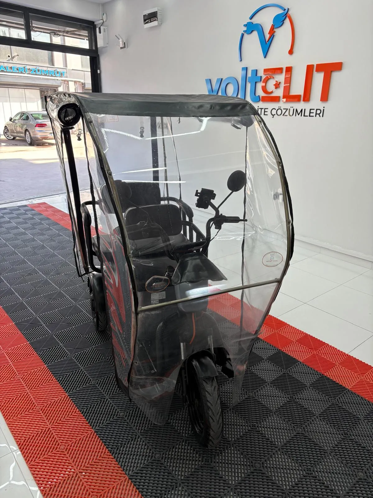 EK OTOPOWER dan Volta Apec APM 5 Elektrikli Motosiklet 3 Kişilik / VADE FARKSIZ 12 K.K TAKSİT 